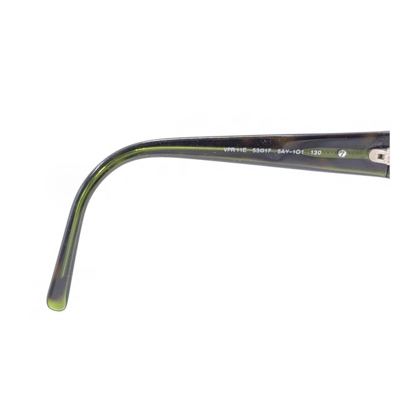 Prada VPR 11E 5AY-1O1 Tortoise Brown Green Eyeglasses Frames 53-17 130 Italy - Picture 10 of 12